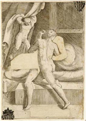 Giulio Bonasone - Apollo e Leucotoe